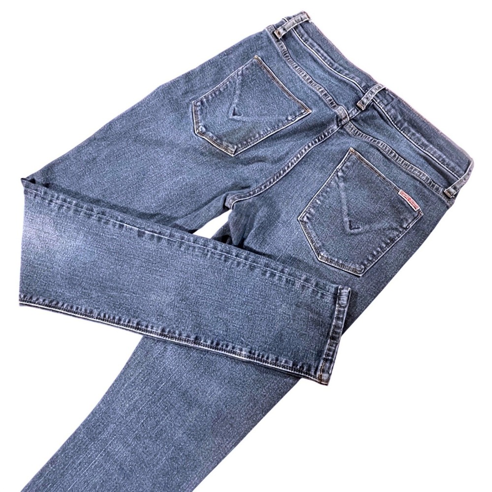 Hudson Natalie Mid Rise Super Skinny Jeans Womens Size 27 Dark Wash Flaw Fair